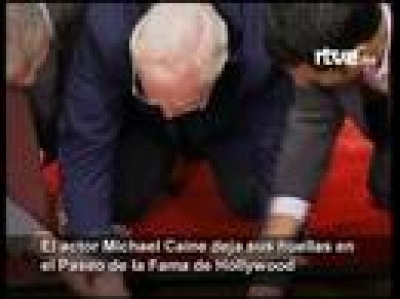 Michael Caine en el paseo de la Fama