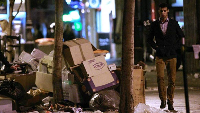 El Ayuntamiento de Madrid inicia el proceso para que Tragsa asuma la limpieza por la huelga | Ver