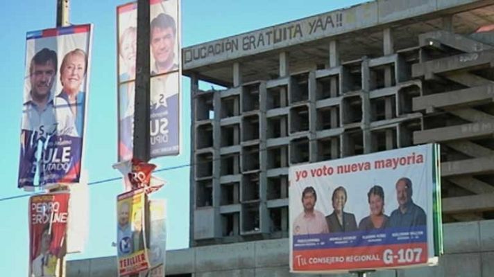 Telediario 1 - Elecciones en Chile