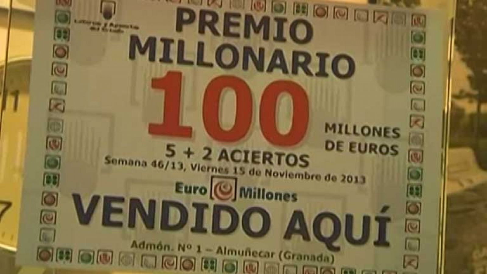 Telediario 1: El euromilón cae en Almuñecar | RTVE Play