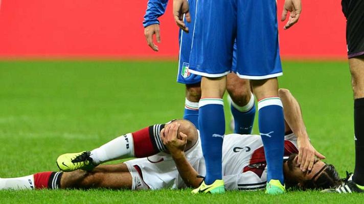 Telediario 1 - Khedira, operado con éxito de la rotura de ligamentos de su rodilla