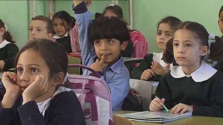 Telediario 1 - La educación en la Franja de Gaza