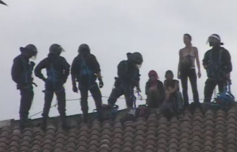 3 chicas okupas detenidas