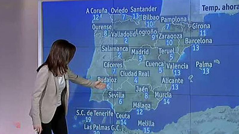 Bajan las temperaturas en el norte y la cota de nieve en toda la Península