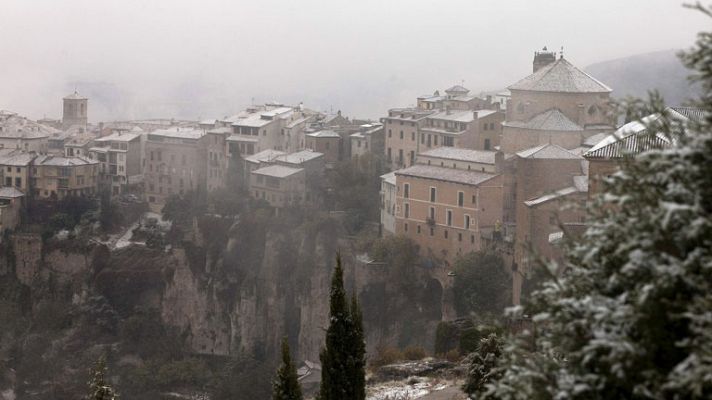 Cota de nieve en los 300 metros