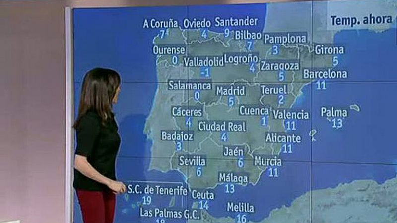 Descenso de las temperaturas y fuertes lluvias en Baleares y el norte