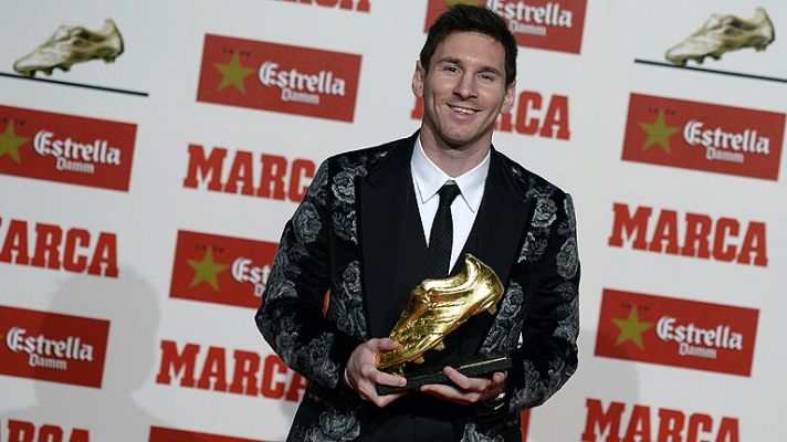  - Messi dedica al "vestuario" su tercera Bota de Oro