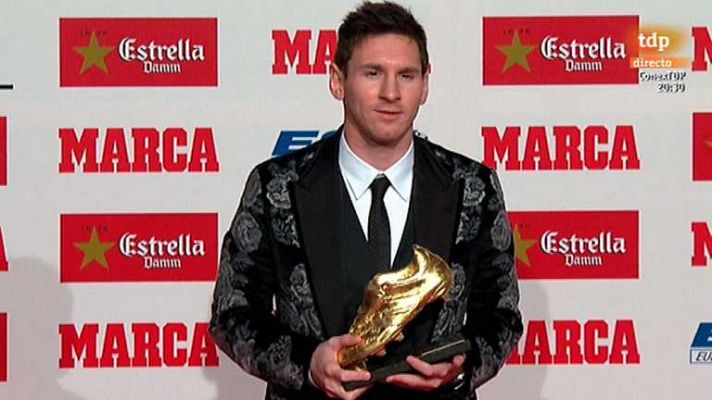 Fútbol - Entrega de la Bota de Oro a Messi
