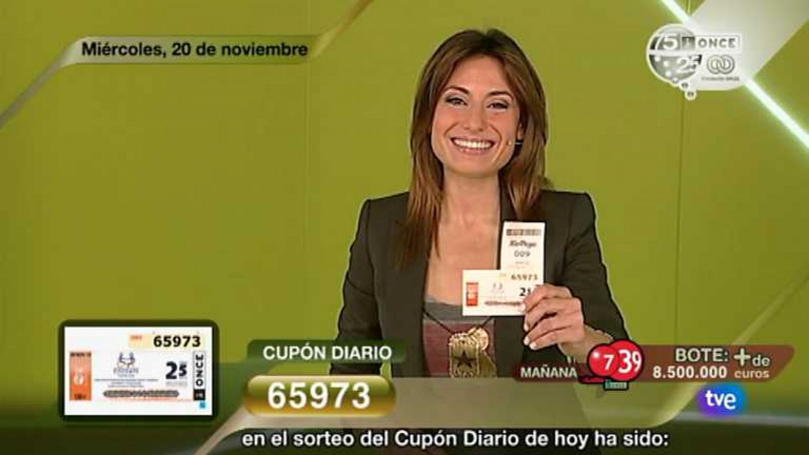 Sorteos ONCE: Sorteo ONCE - 20/11/13 | RTVE Play