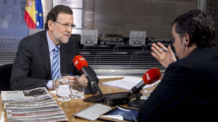 Telediario 1 - Declaraciones de Rajoy