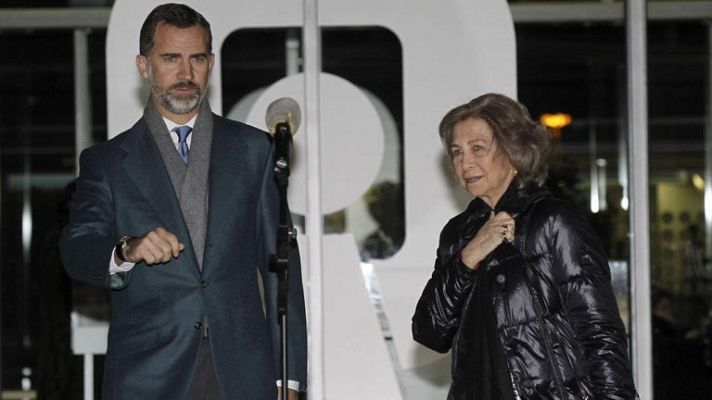 Telediario 1 - El príncipe, sobre el rey: "Tiene ganas de recuperarse lo antes posible"