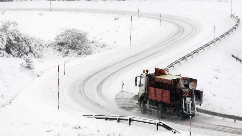 Cota de nieve a 400 metros en la mitad norte peninsular 