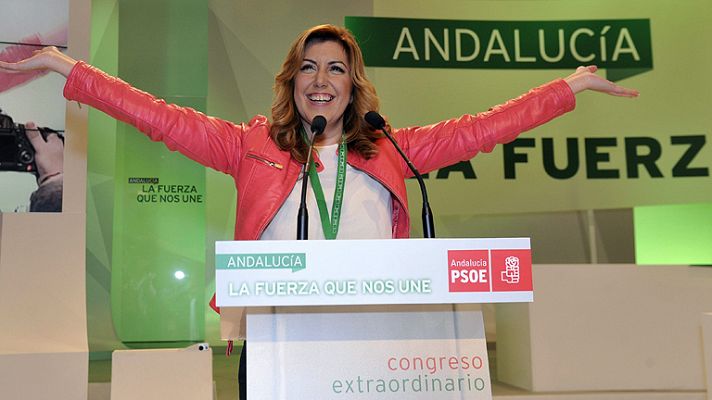 Telediario 1 - Díaz, al frente del PSOE-A