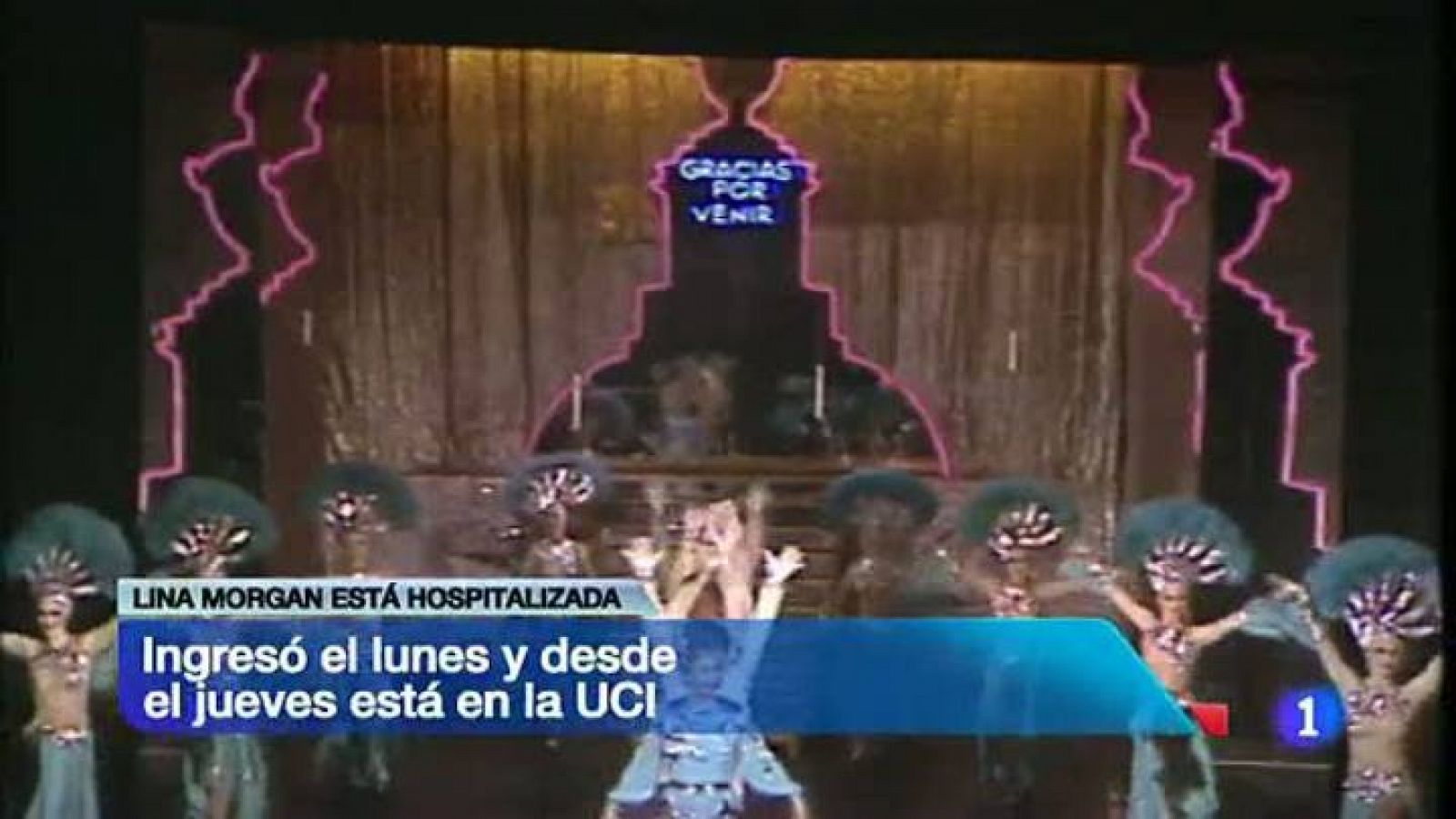 Telediario 1: Lina Morgan ingresada en la UCI desde el jueves | RTVE Play