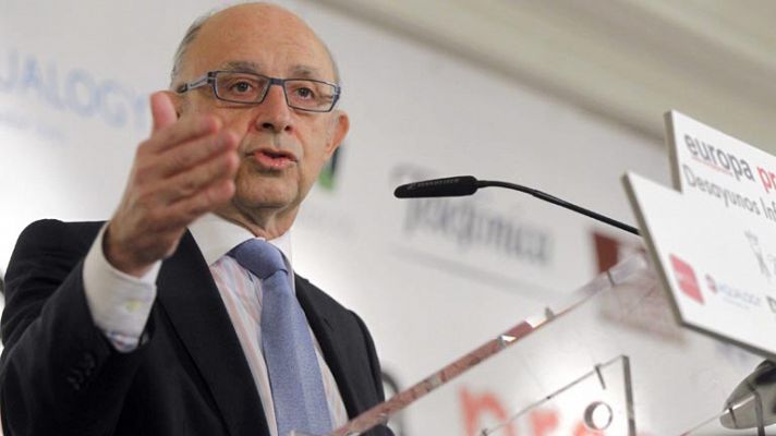 Informativo 24h - Montoro reitera que España cumplirá con el déficit y anuncia la devolución de un 'moscoso' a los funcionarios