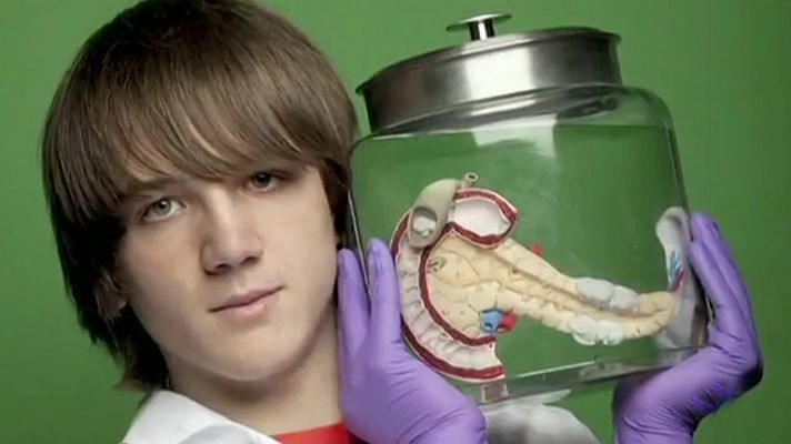 Telediario 1 - Un adolescente inventa un método para detectar algunos tipos de cáncer