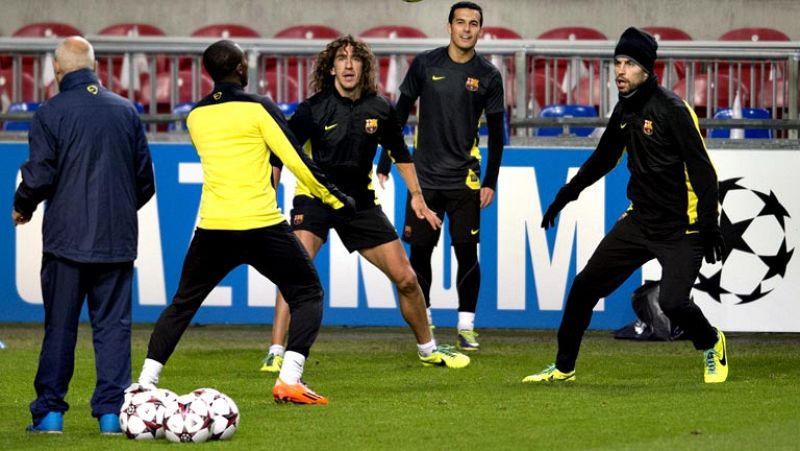 El técnico argentino del FC Barcelona no ha querido desvelar cómo va a superar las bajas que su equipo afrontará en Amsterdam frente al Ajax.