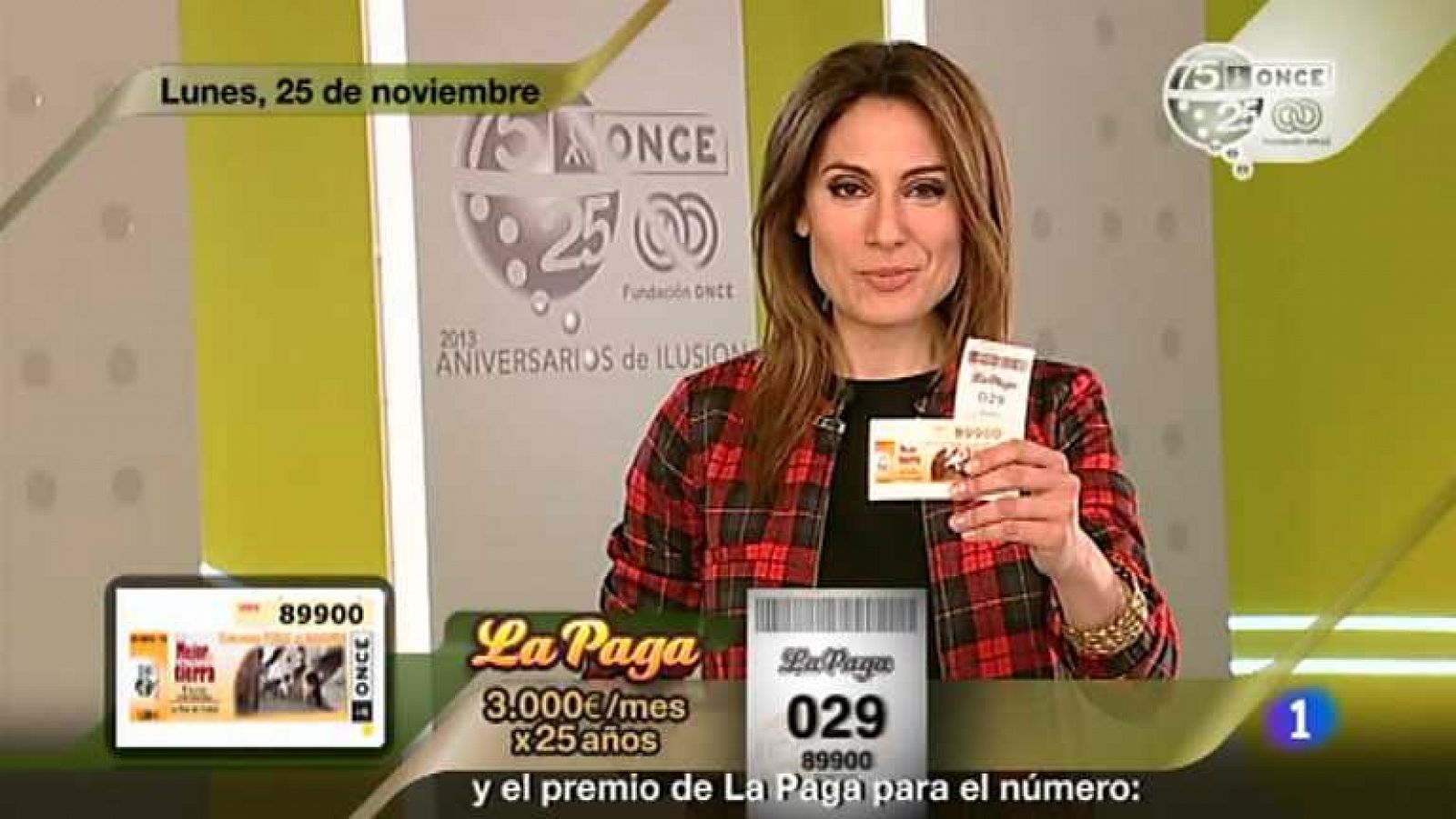 Sorteos ONCE: Sorteo ONCE - 25/11/13 | RTVE Play