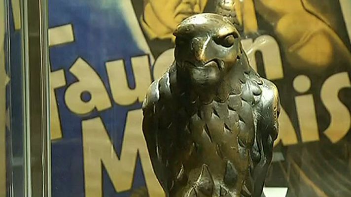 Telediario 1 - Se subasta la estatua de "El Halcón Maltés"