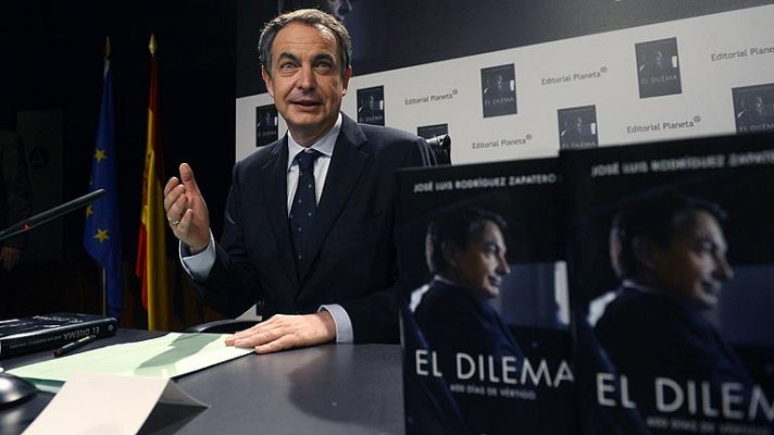 Telediario 1 - Zapatero presenta su libro