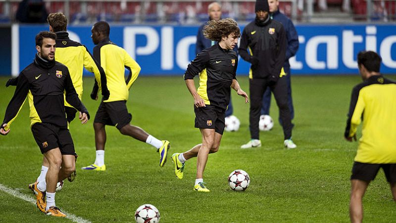 Pinto en la portería, Puyol en la defensa y Song en el centro del campo serán las tres novedades del Barça en Amsterdam, donde disputa su primer partido oficial contra el Ajax.