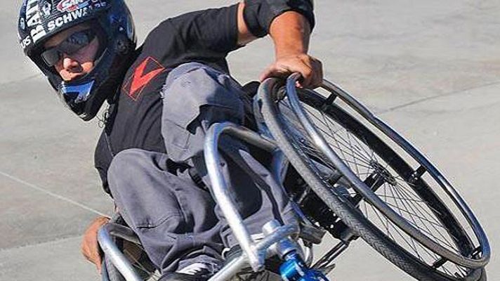 Telediario 1 - Un deportista más que capacitado para el riesgo