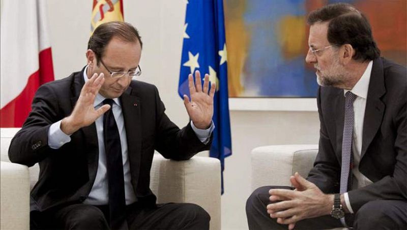 Rajoy y Hollande ultiman el AVE a París y cierran filas ante la UE
