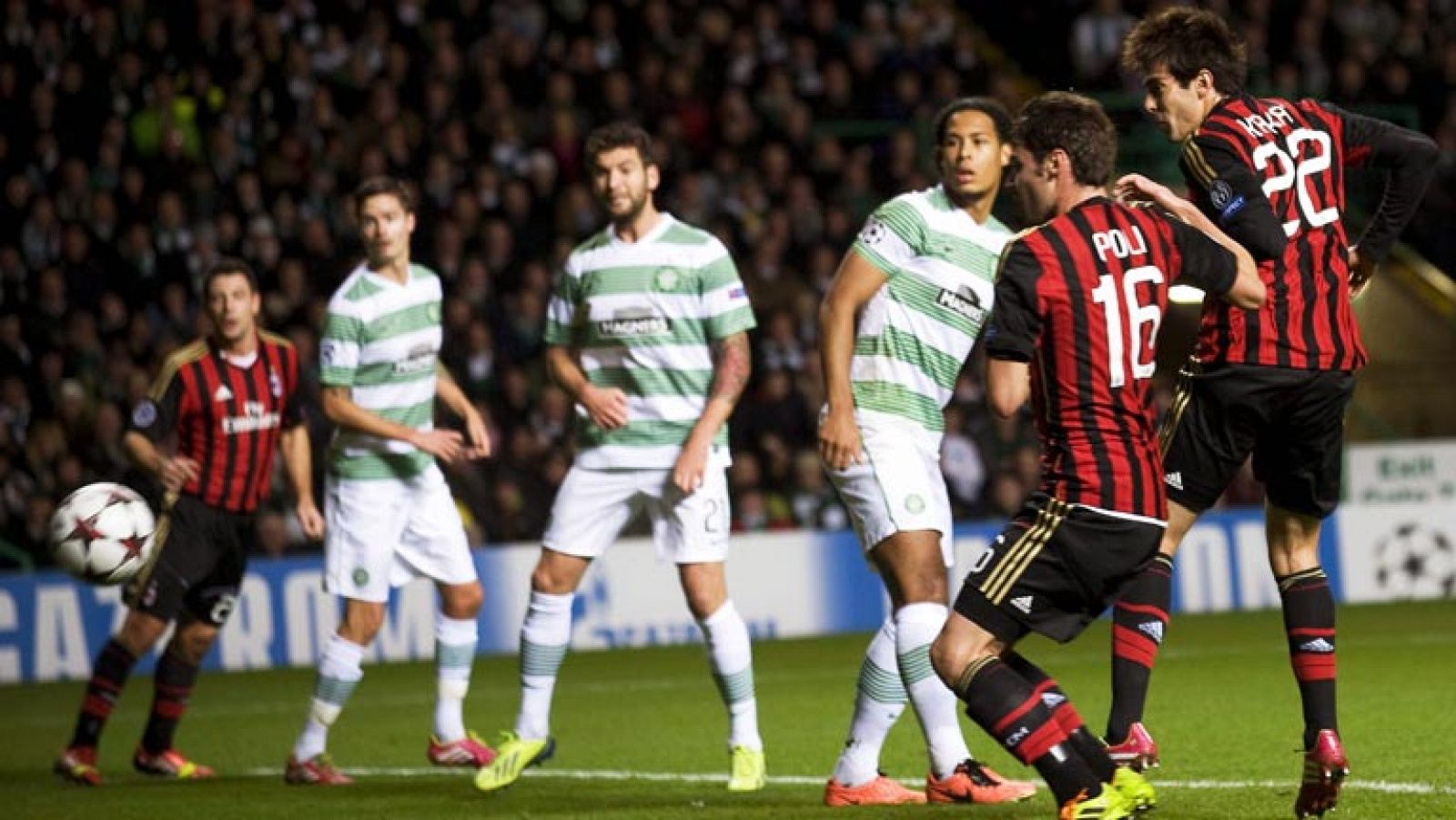 Telediario 1: El Milan asalta el Celtic Park de Glasgow | RTVE Play