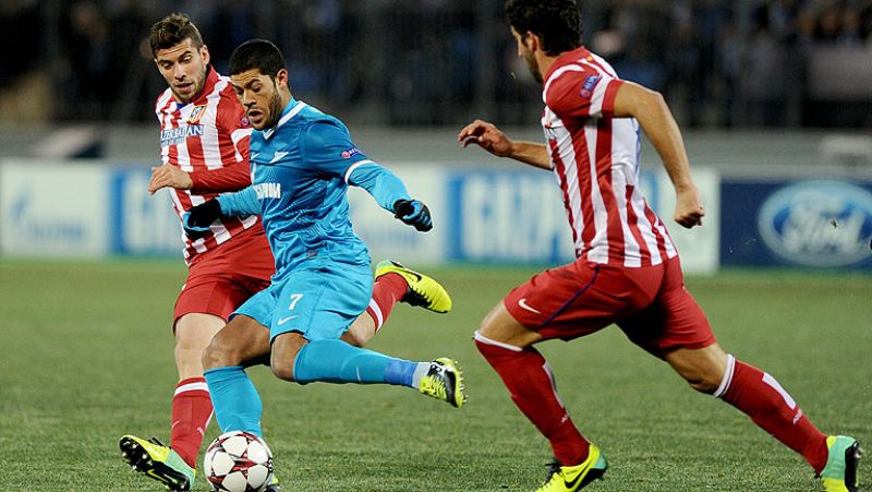 La fría San Petersburgo ha frenado en seco la impoluta progresión del Atlético en Champions, donde contaba sus partidos por victorias. Los rojiblancos no pasaron del 1-1 ante el Zenit.