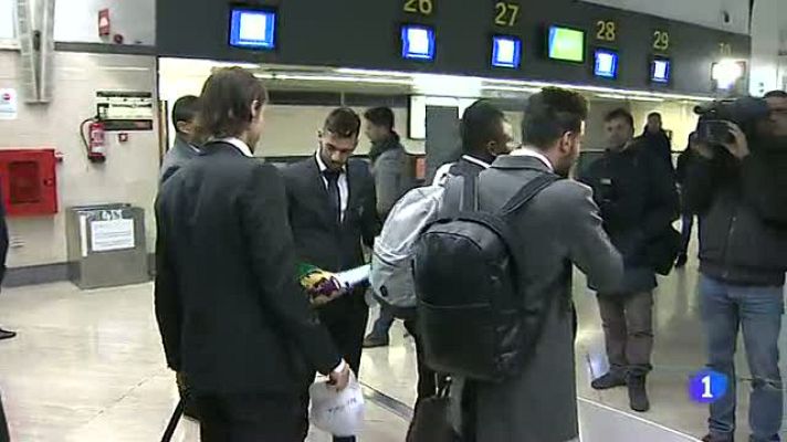 Telediario 1 - Sevilla y Betis, a seguir la estela del Valencia en la Liga Europa