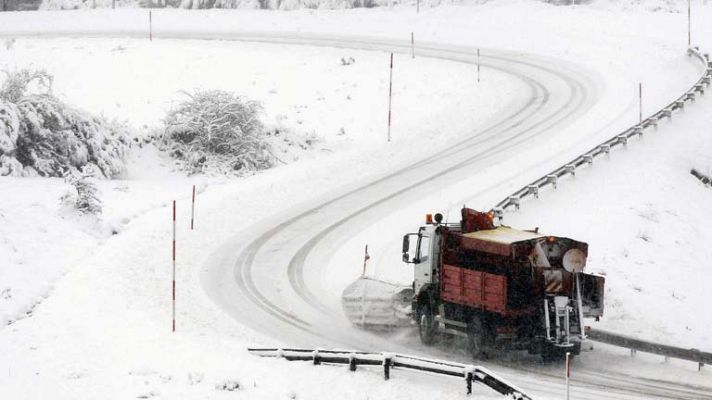 Telediario 1 - Es el día más frío del otoño
