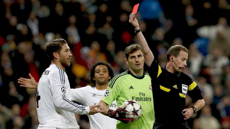 Ante el Galatasaray, Sergio Ramos fue expulsado de nuevo, y es ya el jugador del Real Madrid que más tarjetas rojas ha visto en la Champions: 4. El partido no tenía demasiada trascendencia, pero en circunstancias normales dejar al equipo con diez a l