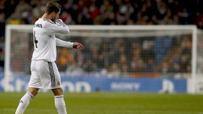 Telediario 1 - Sergio Ramos saludó a Florentino