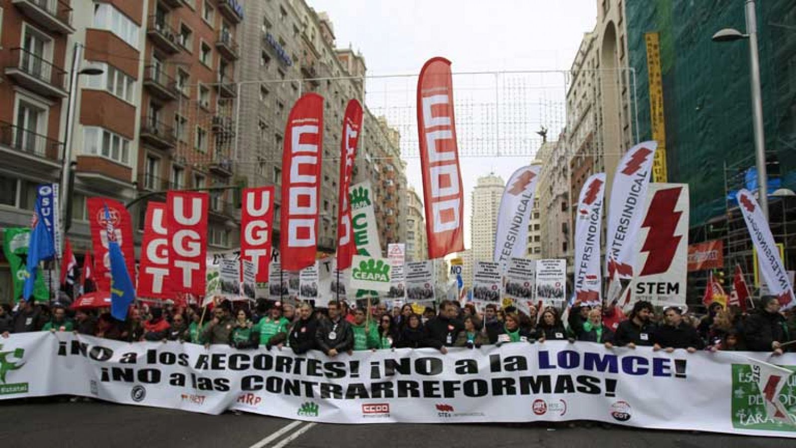 Telediario 1: Plataforma por la Escuela Pública | RTVE Play