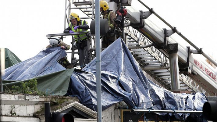 Telediario 1 - Accidente aéreo en Glasgow