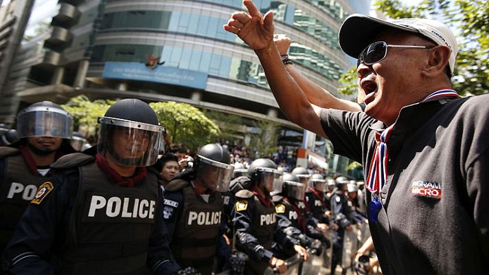 Al menos cinco muertos por las protestas en Tailandia