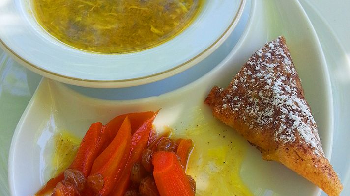 Isabel - Breua de pollo, menú nazarí