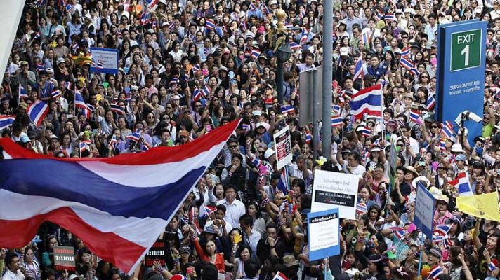Protestas en Tailandia