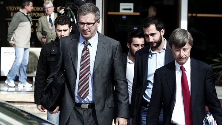 Telediario 1 - La "troika" comienza este lunes su quinta y última visita a España