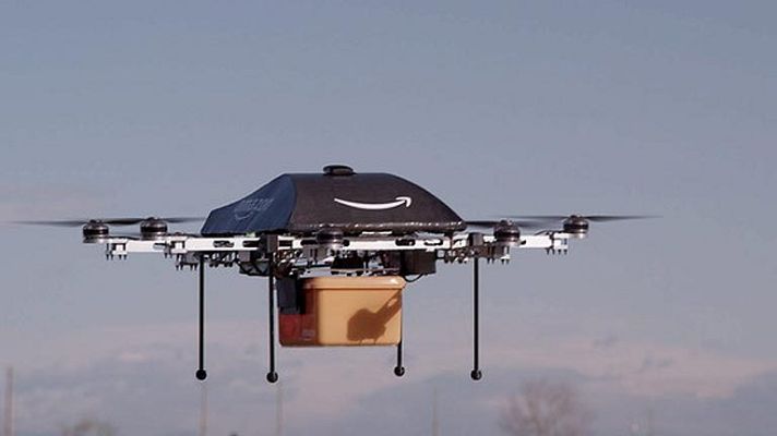 La tarde en 24h - Un dron repartidor de Amazon