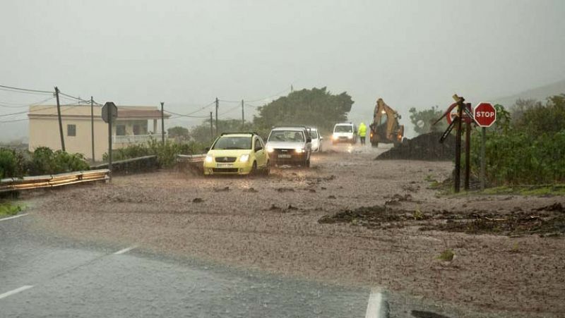 LLuvias torrenciales en Canarias 