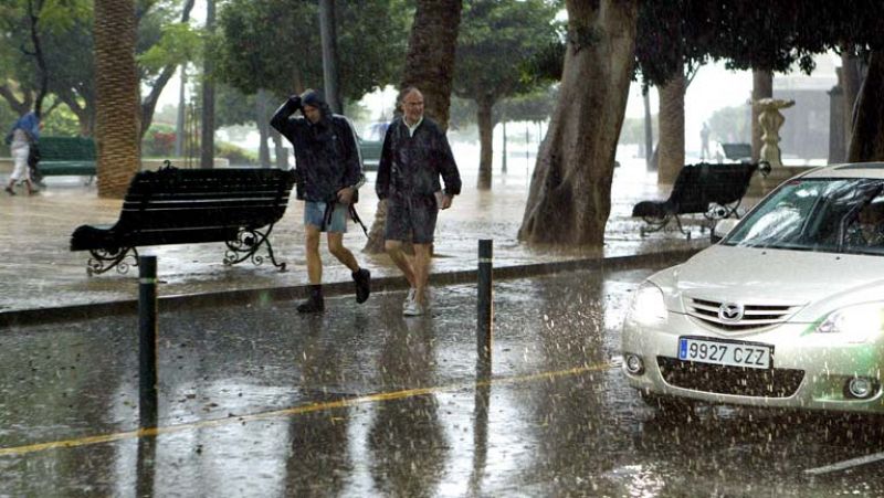 Lluvias en el sudeste, Estrecho y Canarias