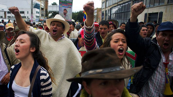 Los agricultores colombianos retoman las protestas para solucionar la crisis del campo