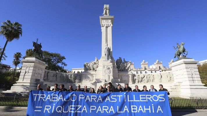 Navantia aprueba hoy su plan 2014-2018 mientras sus trabajadores piden encargos para los astilleros