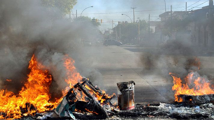 Saqueos en Argentina tras la huelga de agentes de policías