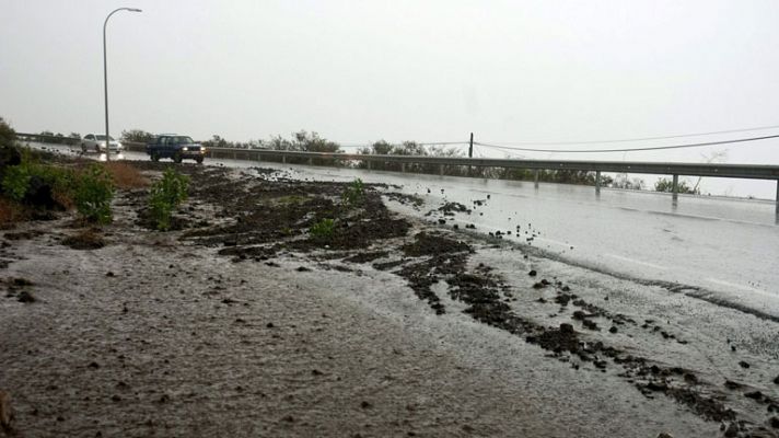 Lluvias moderadas en Canarias