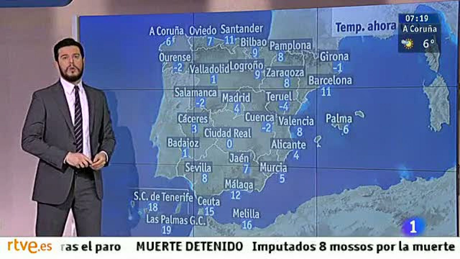 El tiempo: Chubascos en Canarias y en el norte | RTVE Play