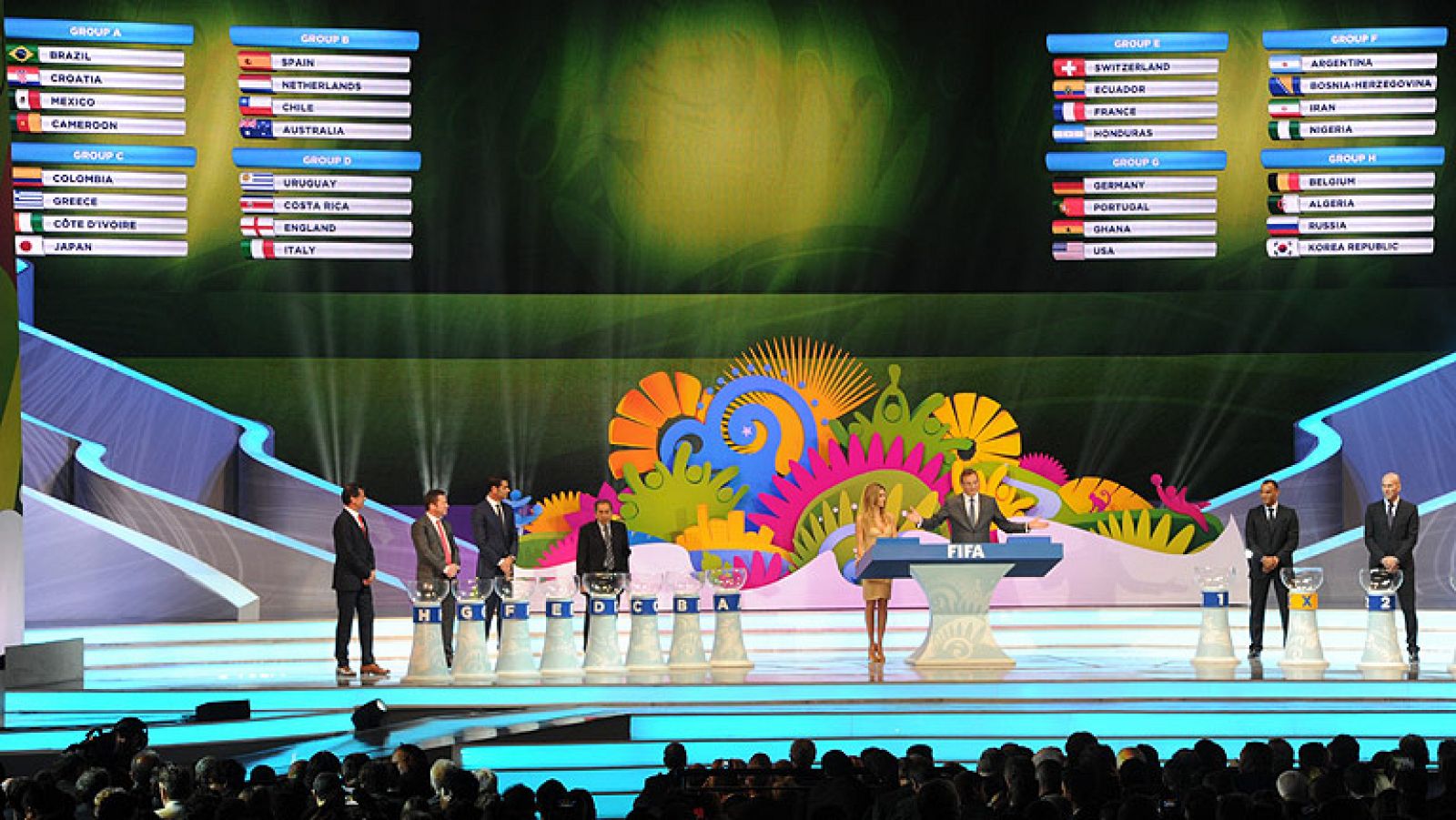 Telediario 1: Duro grupo para España en Brasil 2014 | RTVE Play