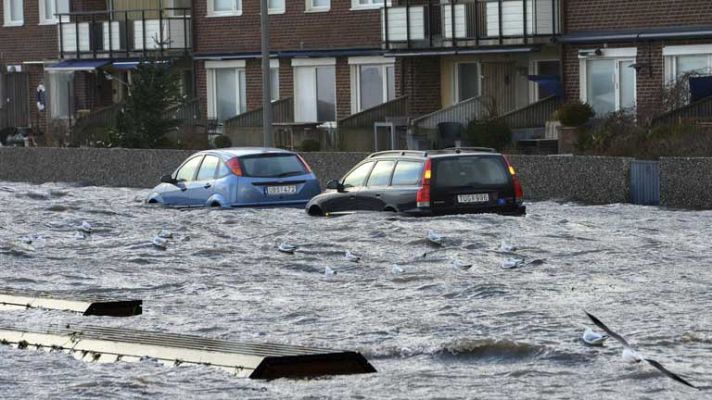 Temporal en el norte de Europa