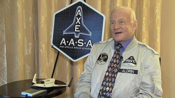 Telediario 1 - Buzz Aldrin